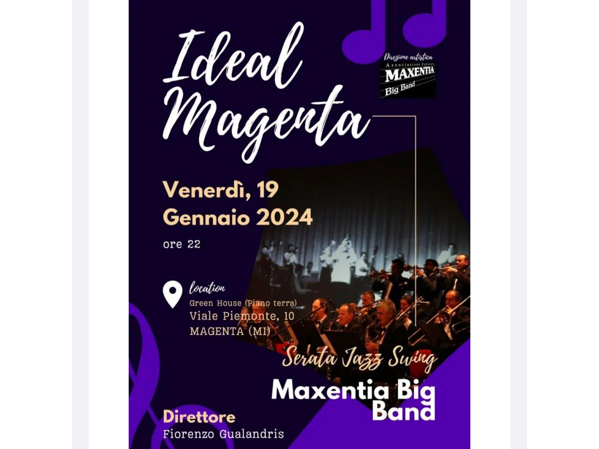 Maxentia Big Band jazz all'ideal Magenta