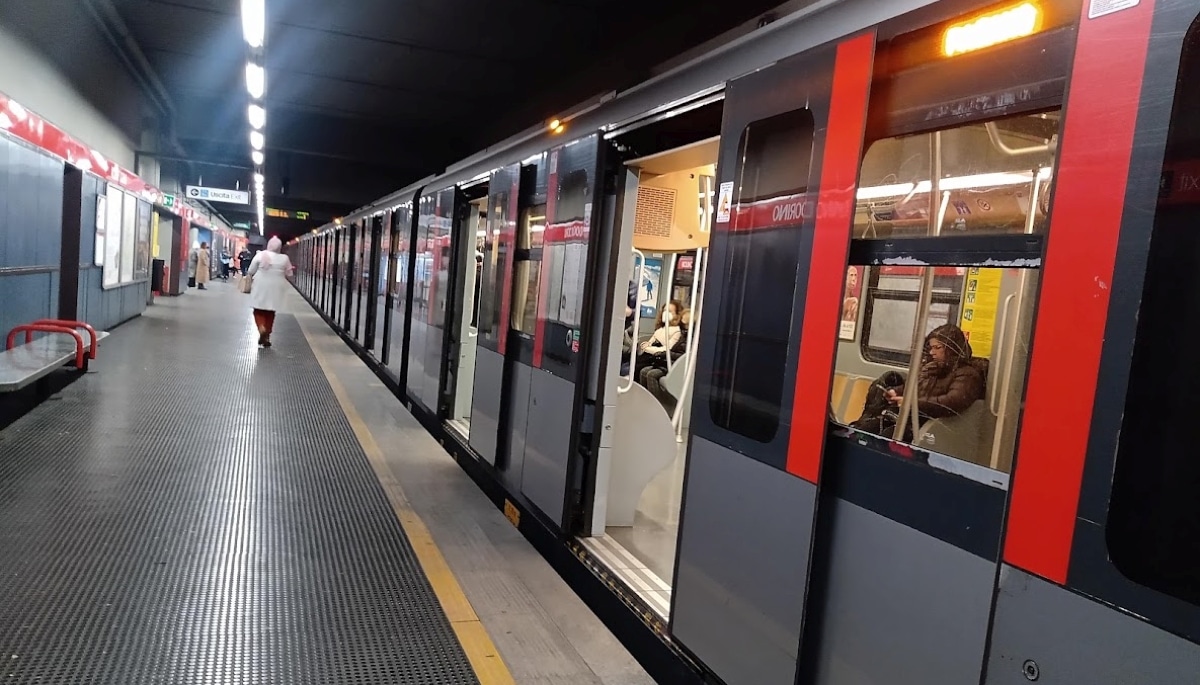 metropolitana linea rossa. Foto di repertorio